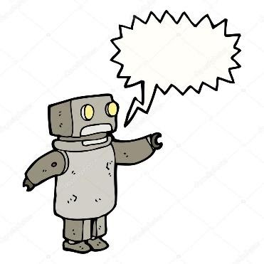 Image result for robot speech bubble clipart